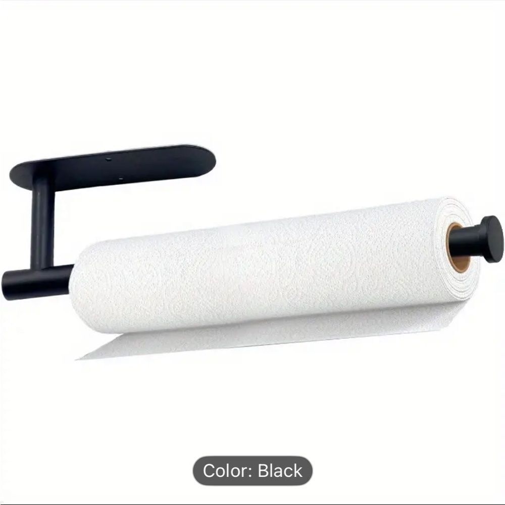 Matte Black Paper Towel Holder